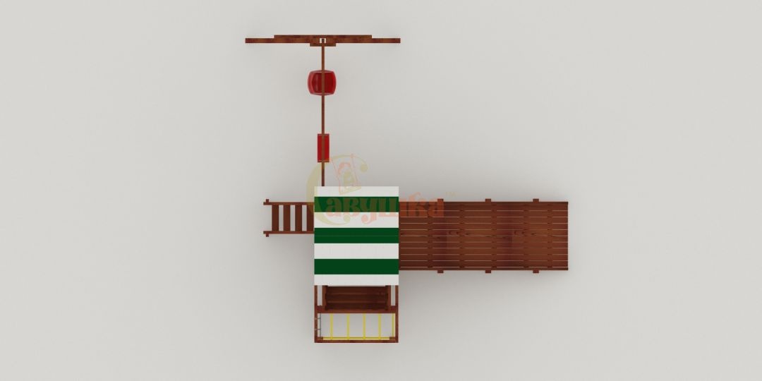 Детская площадка Савушка Мастер 3 - Махагон 4 сезона